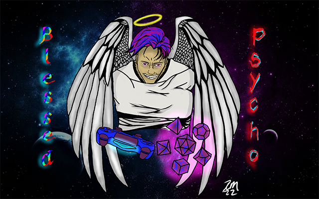 BlessedPsycho Streaming Logo